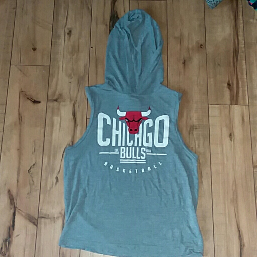 Chicago Bulls cut off hoodie